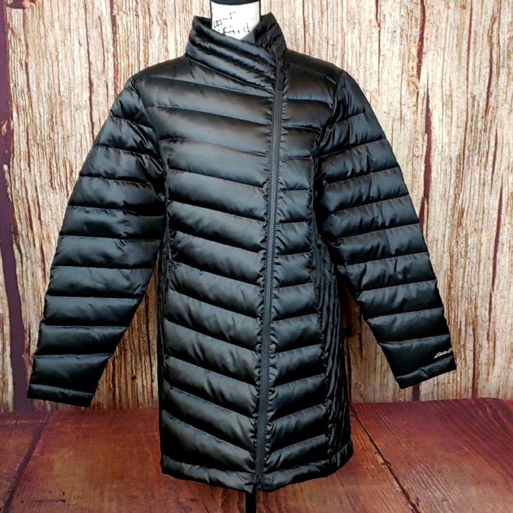 Black Eddie Bauer Down Coat, Women's XL